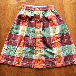 Ace & Jig Sadie Skirt in Daquiri, size M